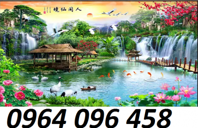 Tranh gạch 3d phong cảnh đồng quê - BC43