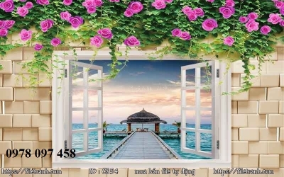 Tranh gạch - tranh cửa sổ