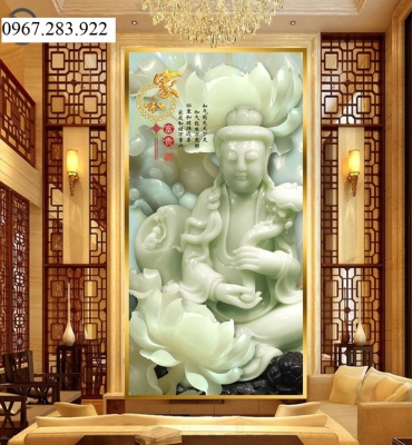 Tranh 3D- Tranh gạch Phật Giáo