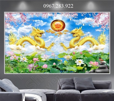 Gạch tranh tường trang trí 3d cao cấp