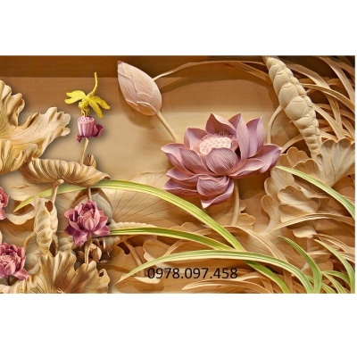 Tranh gạch 3D sứ ngọc