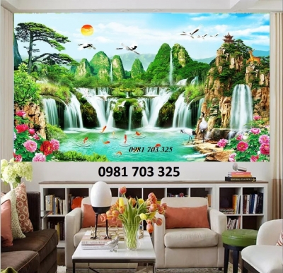 Tranh gạch trang trí- tranh phong cảnh