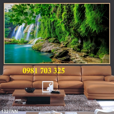 Tranh gạch đẹp phong cảnh cao cấp 3d trang trí