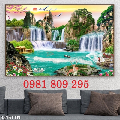 Gạch trang trí - tranh gạch phong cảnh