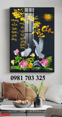 Gạch tranh đẹp thư pháp 3D