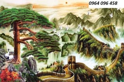 Tranh gạch 3d vạn lý trường thành - XNB93