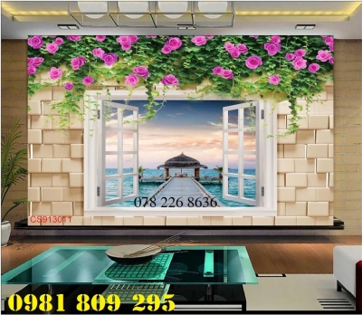 Tranh gạch - tranh phong cảnh trang trí