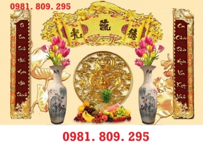 Gạch tranh 3d phòng thờ HS930