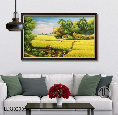 Tranh gạch men họa tiết hoa 3D