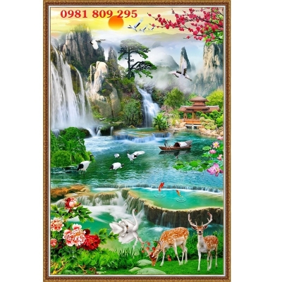 Gạch tranh , gạch ốp tường trang trí tường