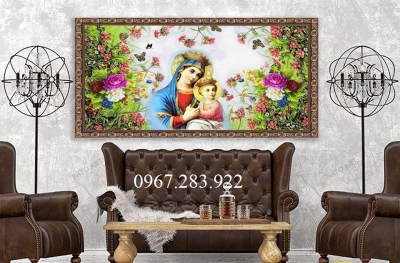 Gạch tranh- Tranh phòng thờ Công Giáo