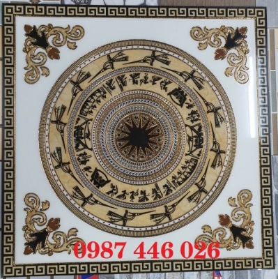 Gạch thảm hoa văn trống đồng