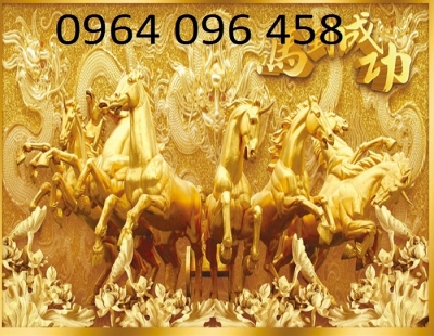 Tranh gạch mã đáo thành công phong thủy 3d - SXC544