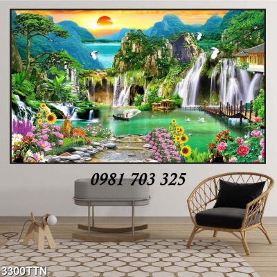 Tranh gạch 3D, tranh phong cảnh