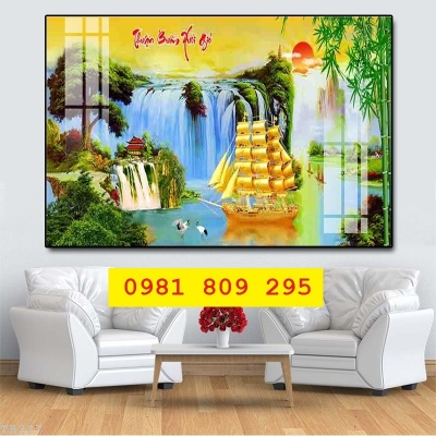 Gạch 3d thuyền buồm