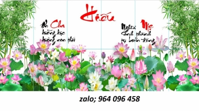 Tranh gạch 3d ốp mộ - 455XCC