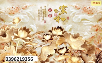Tranh gạch men giả ngọc đẹp
