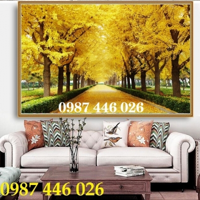 Gạch ốp tường tranh gạch phong cảnh đẹp HP9822