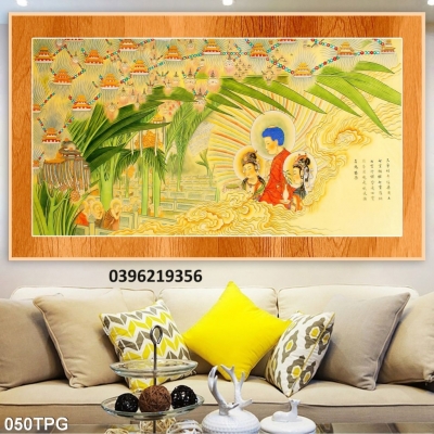 Gạch tranh phật giáo 3D đẹp