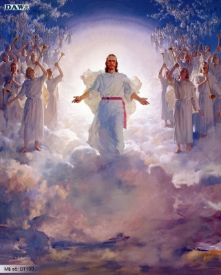 Tranh gạch 3d tranh thiên chúa - SKN96