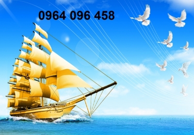 Tranh gạch 3d thuận buồm xuôi gió - MCBB7