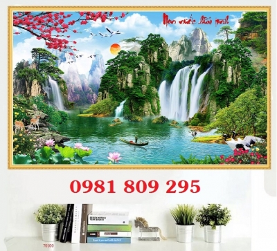 Gạch 3d sơn thủy hữu tình HP549