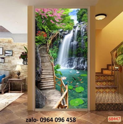 Tranh gạch 3d ốp tường hành lang - sảnh - XCV8
