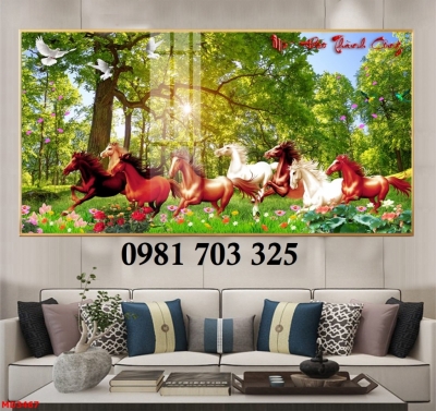 Tranh gạch bát mã