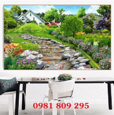 Gạch tranh phong cảnh đẹp