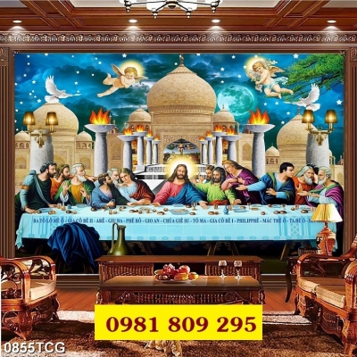 Tranh gạch ốp tường trang trí công giáo