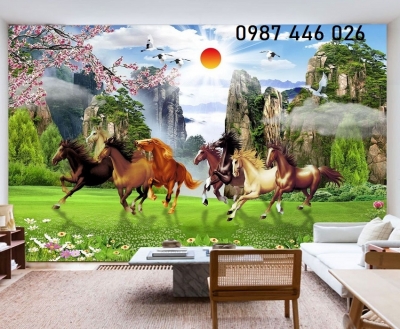 Tranh gach mã đáo thành công HP025333