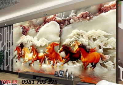 Tranh gạch mã đáo thành công