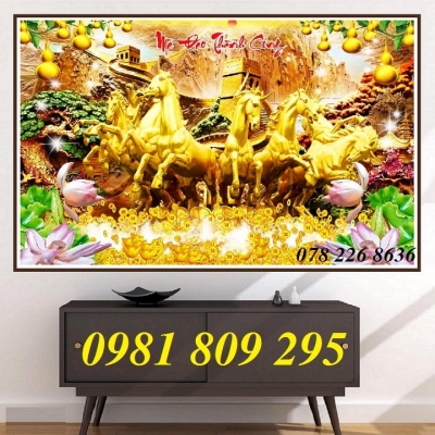 Tranh mẫ đáo thành công 3d - gạch trang trí