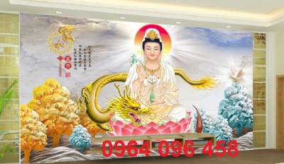 tranh gạch 3d hình phật - YTR4