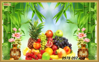 Tranh dán phòng thờ - gạch tranh 3D