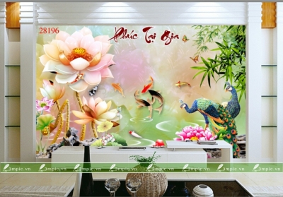 Tranh gạch men 3d khổ lớn - 833SN