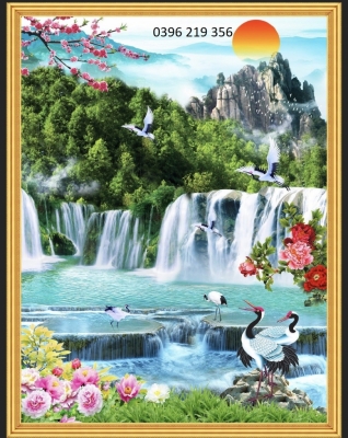 Tranh Phong cảnh thiên nhiên giao hòa- Tranh dán tường