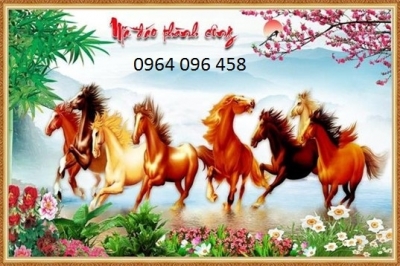 Tranh 3d mã đáo thành công tranh gạch 3d - 543DK