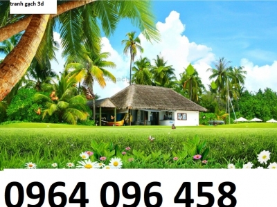 Tranh gạch 3d ốp tường phòng khách - SKL89