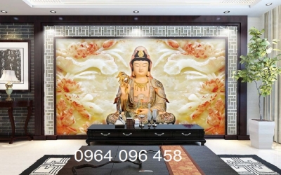 Tranh gạch 3d phật ADIDA - cvnn94