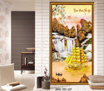 Tranh gạch men 3D khổ đứng