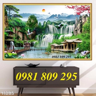 Gạch tranh , gạch ốp tường trang trí phòng khách