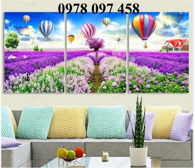 Tranh gạch phòng khách - phòng ngủ