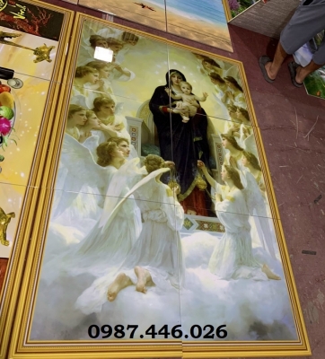 Gạch tranh công giáo HP7273