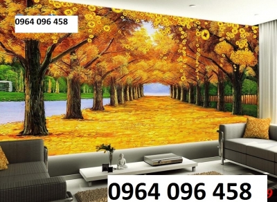 Tranh hoa cỏ thiên nhiên tranh gạch 3d - 933SN