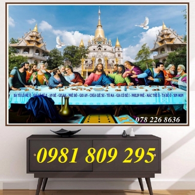 Tranh công giáo 3d - gạch tranh thiên chúa