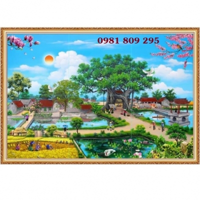 Gạch 3d làng quê hp261
