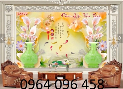 Tranh gạch 3d hoa ngọc - NC1
