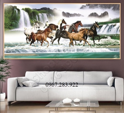 Tranh 3D- Tranh mã đáo thành công