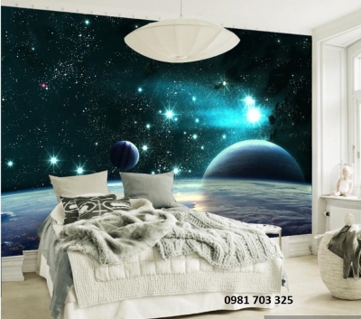 Gạch tranh trang trí phòng ngủ